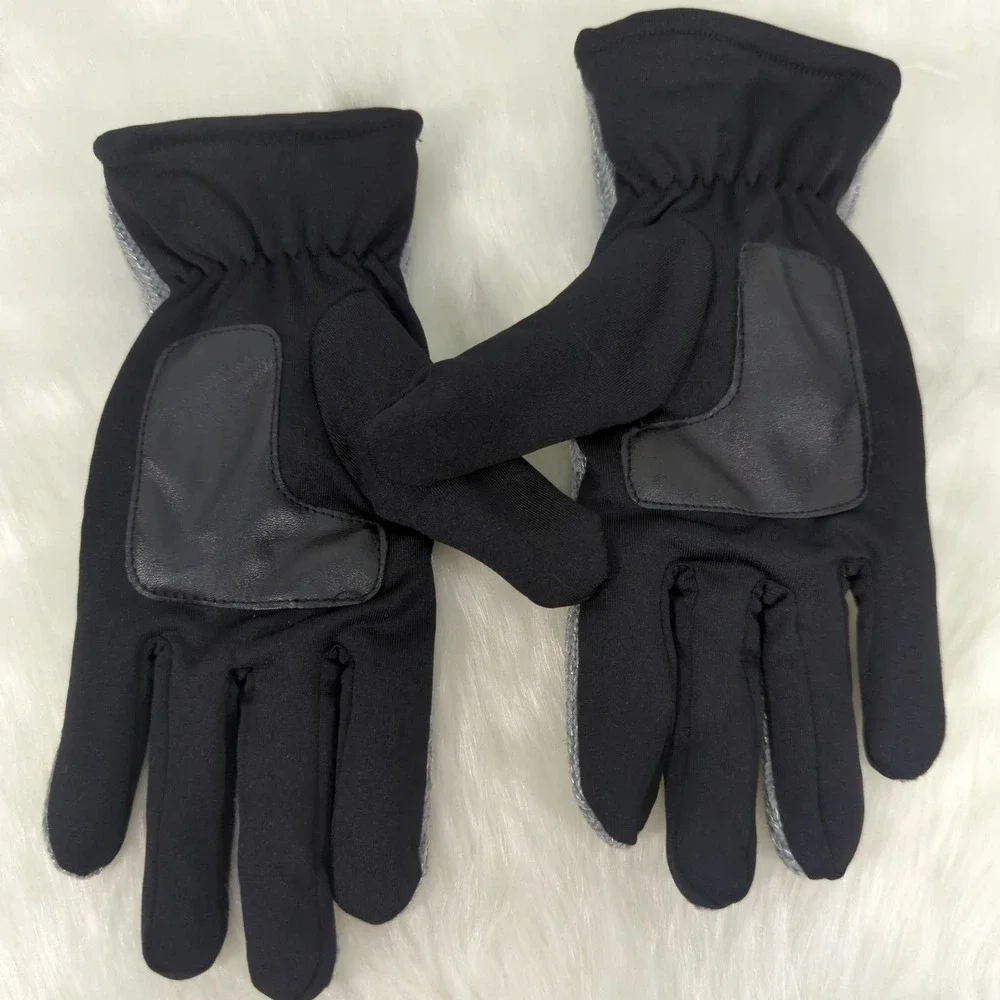 Calvin Klein Gray Metallic Gloves | MEDIUM‎ | NWOT